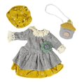 thumbnail image 2 of Trajes De Muñeca Conjunto de accesorios de muñeca de moda de 26 cm pijamas casuales gris Fanmusic Trajes De Muñeca, 2 of 7