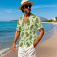 thumbnail image 4 of KUIFORTI Pickle Couple Matching Outfits Lightweight Matching Men and Women Outfits Hawaiian Shirt for Men Breathable 4-Way Stretch Suitable for Everyday Casual Wear, 4 of 7