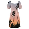 thumbnail image 6 of Palm Trees with a Sunrise Sleeveless Dress Dress for pregnant wom Long dress woman, 6 of 6