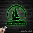 thumbnail image 5 of Handmadetneonsign Sailboat Metal Wall Art Light, Sailboat Metal Sign Wall Decor, Marine Metal Decor 50296, 5 of 5