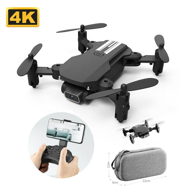 Foldable Mini Drones with 4K HD Camera, FPV RC Drone Toy with Carry Bag and 3 Batteries, Adults Kids Gift - Walmart.com