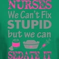 thumbnail image 3 of CafePress - Nurse We Can't Fix Stupid But We Can Sed T Shirt - Men's Classic Graphic Cotton T-Shirt, 3 of 4