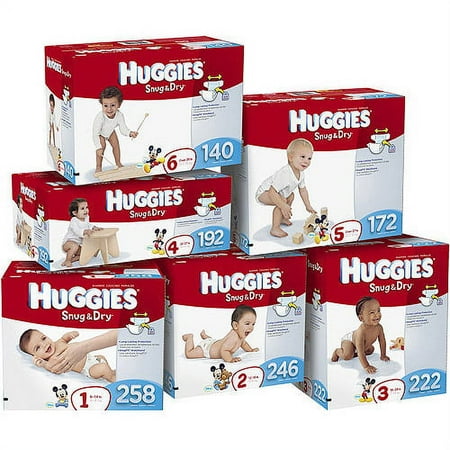 Huggies Snug & Dry Diapers, Economy Plus
