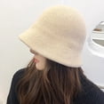 thumbnail image 5 of Lumtrix 2026 Women's Hat Soft Knitted Hat Fashion Fall Winter Fisherman Hat Travel Daily Outdoor Casual Cap Beige One Size, 5 of 6