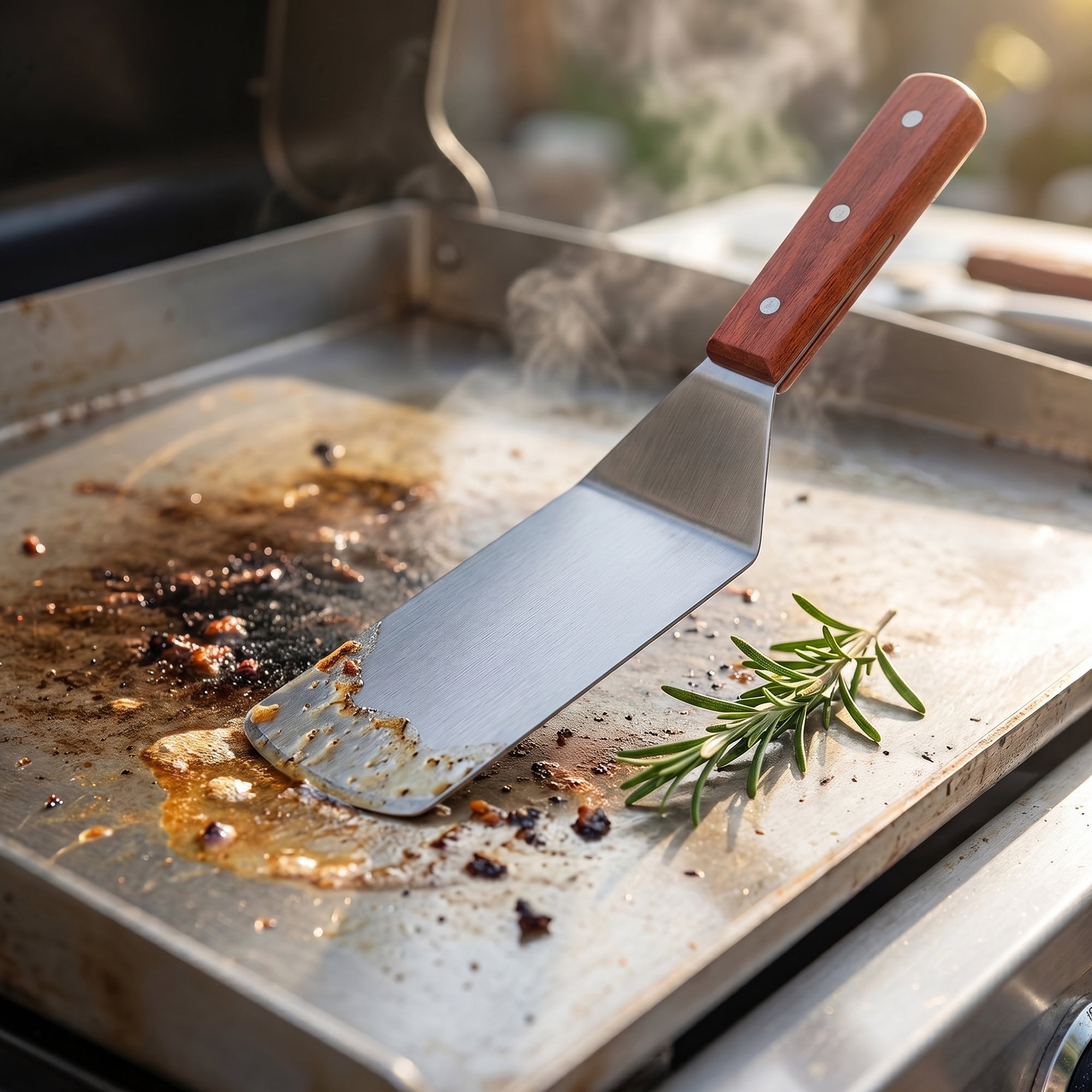 Unique Bargains Kitchen Utensils Spatula for Flipping and Frying Silver 14.3x2.8 inch