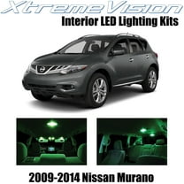 XtremeVision Interior LED for Nissan Murano 2009-2014 10 pcs Green Interior LED Kit   Installation Tool