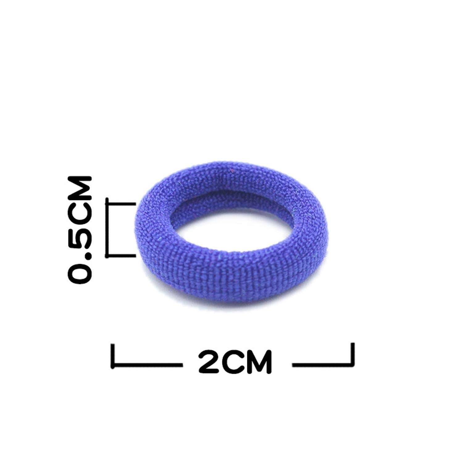 Multicolor Mini Hair Rubber Bands Set, Soft Elastic Hair Ties for Daily Styling, Assorted Colors (Pack of 100)