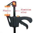 thumbnail image 4 of 4 F Inch Wood Bar Clamp Hand Release Tool for DIY Faucets Working, 4 of 8