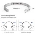 thumbnail image 1 of Regalos para mujer, esposa, mamá, abuela, tía, hermana, amiga, niñas de marido, hija, hijo, regalos de graduación para sus pulseras personalizadas, regalos para madres Feliz Sencillez, 1 of 3