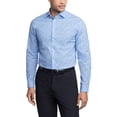 thumbnail image 1 of Michael Kors Chemise Habillée Boutonnée Extensible Confort pour Hommes, Bleu, 16X34-35, 1 of 1