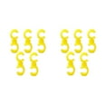 thumbnail image 1 of Soidarity Paquete de 5 accesorios para bicicletas Colectores de cables de plástico simples Contenedores de tuberías Suministros duraderos para Amarillo 2piezas, 1 of 6