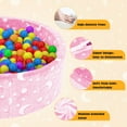 thumbnail image 4 of CASEMIOL Large Ball Pit, Glow Pink Ball Pit for Babies Indoor Playground Quipment, Foam Ball Pit Playroom Essentials, One Year old Girl&Boys Birthday Gifts, 4 of 7