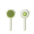 thumbnail image 7 of absob Pet Grooming Brush for Cats and Dogs, Self-Cleaning Sliker Brush for Removes Loose Undercoat, Mats, and Tangled Hair, Shedding Brush for Short or Long Haired Cats/Dogs (White-B), 7 of 7