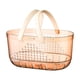 thumbnail image 2 of Cesta de plástico transparente para transportar, cesta para lavar gel de ducha, cesta para guardar toallas, cesta para guardar soluciones, cesta para guardar artículos de baño., 2 of 6