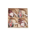 thumbnail image 2 of Yuarrent Paquete de 12 colgantes de Navidad muñeco sin rostro colgante chimenea pared ventana estante decoración del hogar fiesta Festival ornamento Kits de decoración para fiestas Tipo 1 Yuarrent HA069277-01, 2 of 6