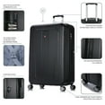 thumbnail image 4 of DUKAP Crypto 28" Hardside Lightweight Luggage with Spinner Wheels, Handle and Trolley, Black, 4 of 12