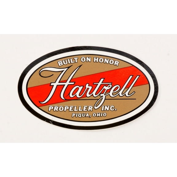 Hartzell Propeller Decal, Vintage Aviation  DEC-0109
