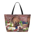 thumbnail image 2 of Fotbe Bottle Glass Red Wine Bolsa de Viaje para Playa - Resistente al Agua, Bolsa Tote de Gran Capacidad y Ligera con 7 Bolsillos para Mujeres y Hombres, 2 of 7