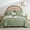 Green, variant on Davulos Comforters Queen Size Set with Sheets Green - 7 Pieces Bed in a Bag Queen Tufted Complete Beddding Sets with Comforter, Sheets, Pillowcases & Shams