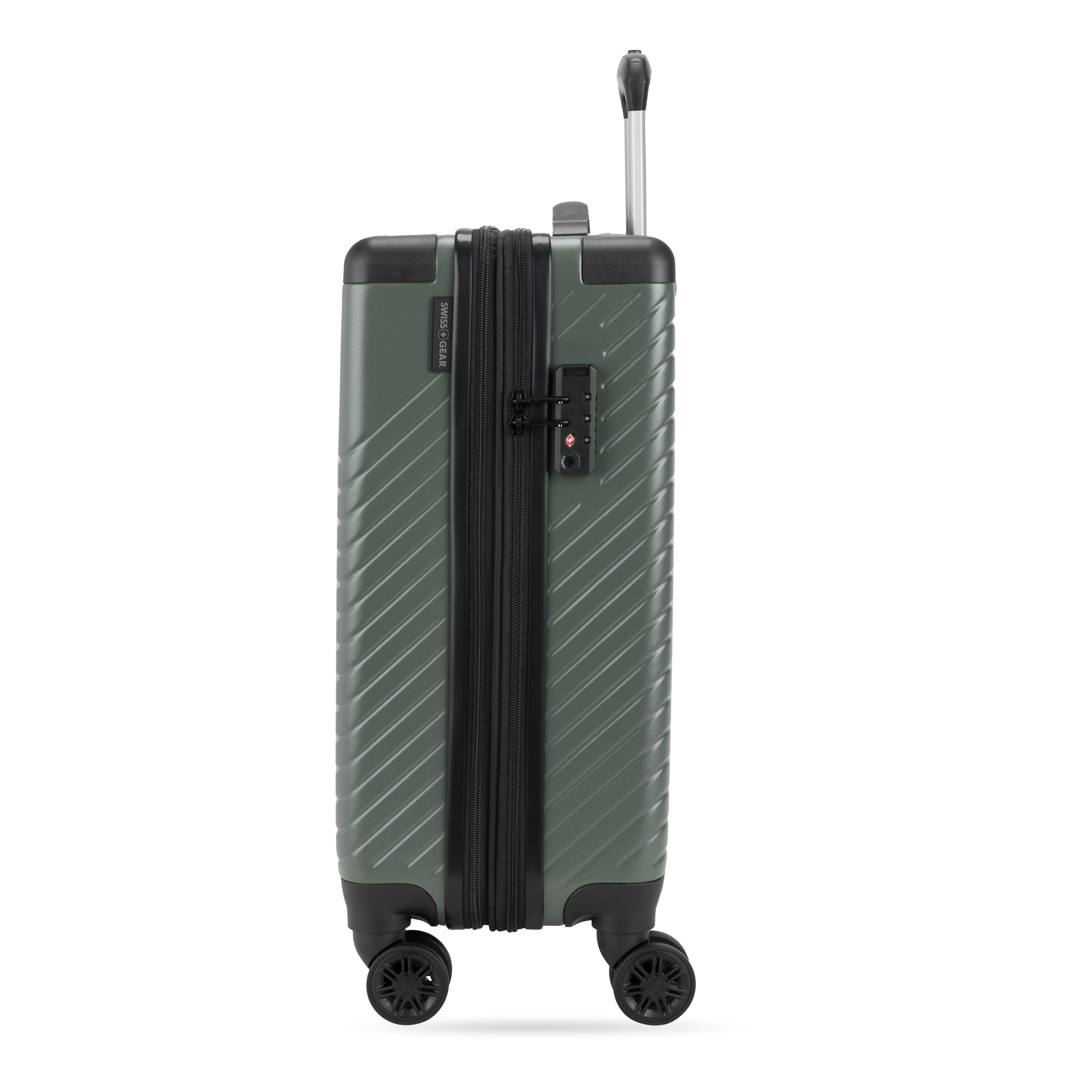 SWISSGEAR Edge Hardside Carry-On Spinner, Thyme Green