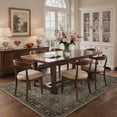 thumbnail image 2 of KUETH Modern 5x7 Area Rugs for Living Room, Non Slip Machine Washable Retro Rugs, Low Pile Chenille Print Rug for Bedroom, Dining Room, Home Office, 2 of 9