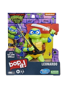 Bop It! Teenage Mutant Ninja Turtles Leonardo Edition Game, 1 or More Players, Ages 8+