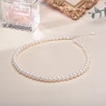 thumbnail image 1 of Collier de Perles d'Eau Douce 6-7mm pour Femmes, Collier de Perles en Argent Sterling, 1 of 4