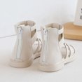 thumbnail image 2 of CHAOLEI Kids Children Girls Open-Toed Princess Beach Shoes Soft-soled Non-slip Sandals -Beige,8.5-9Years, 2 of 6
