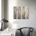 thumbnail image 3 of COMIO Framed White Birch Trees Wall Art Canvas for Bedroom, Landscape Forest Wall Painting for Living Room,Kitchen Office Home Decor, 3 of 4
