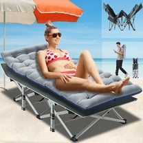 Adult Folding Camping Cot with mattress,Fold cots ,Portable Sleeping Bed