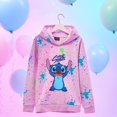 thumbnail image 3 of Sudadera con capucha Disney Stitch para niñas y adolescentes Sudadera con capucha suave, 3 of 6