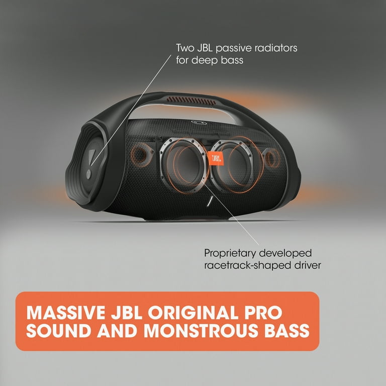 JBL Bluetooth Portable Boombox 2 - Black, Waterproof JBL Bluetooth Portable Boombox 2 - Black, Waterproof