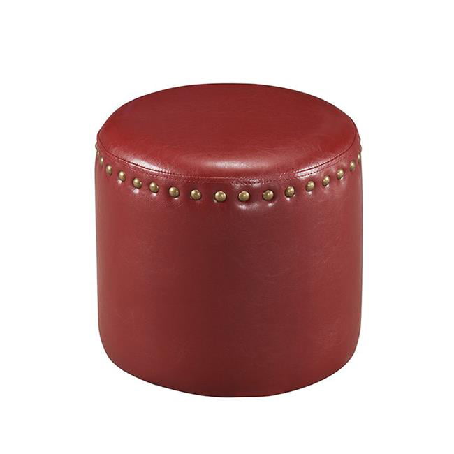 Faux Leather Ottoman Round Clearance, Gold Faux Leather Ottoman Empire