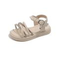 thumbnail image 3 of Fozruso Lightweight Sandals for Girls,Sizes 13.5 Little Kid,Girls' Style Fashionable Flip Flops With Rubber Soles And Fasteners For Babies 1 10 Years Old., 3 of 6