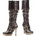thumbnail image 2 of Botas Altas hasta la Rodilla para Disfraz de Mujer Grace, Color Negro: Talla 7, 2 of 2
