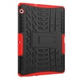 thumbnail image 4 of Huawei Mediapad T3 10 Case, Armor Style Hybrid Pc + Tpu Silicone Case With Stand Protective Case For Huawei Mediapad T3 10 (9.6 Inch) Tablet Case Cover Bag - Red, 4 of 6