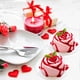 thumbnail image 2 of 3 Pieces Rose Silicone Molds, Flower Shape Chocolate Candy Molds Non-stick Baking Molds for Valentine's Day Chocolate, Pudding, Cake, Candy, Jelly, So, 2 of 2