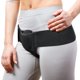 thumbnail image 2 of Cinturón para hernia inguinal ORTONYX de compresión ajustable negro L/XXL, 2 of 6