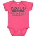 thumbnail image 3 of Inktastic Proud to Be Who I Am Black History Month Boys or Girls Baby Bodysuit, 3 of 5