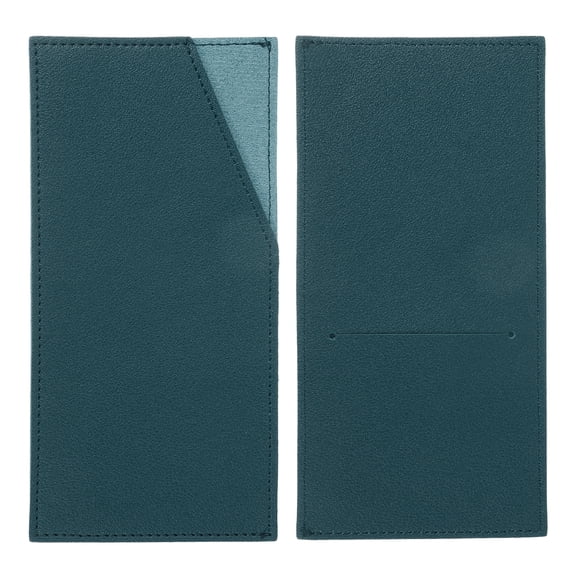 Card and Cash Envelope Wallet, Budget Cash Holder Reusable Money Bag Pouch Leather Money Organizer Pouch for Receipt Check Bill, Green