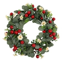 Christmas Wreath Christmas Tree Ornament Decoration Artificial Plant Wall Hanging Decoration