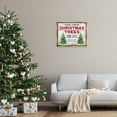 thumbnail image 3 of Stupell Industries For Sale Christmas Trees Holiday Painting Gold Floater Framed Canvas Art Prints Wall Art, 31 x 25, 3 of 10