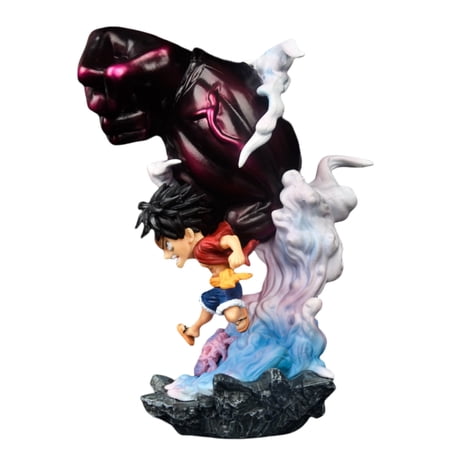 Njube Action Figure Anime Statue Home Decor Birthday Gift PVC Third Gear Luffy Figure Birthday Desk Decoration