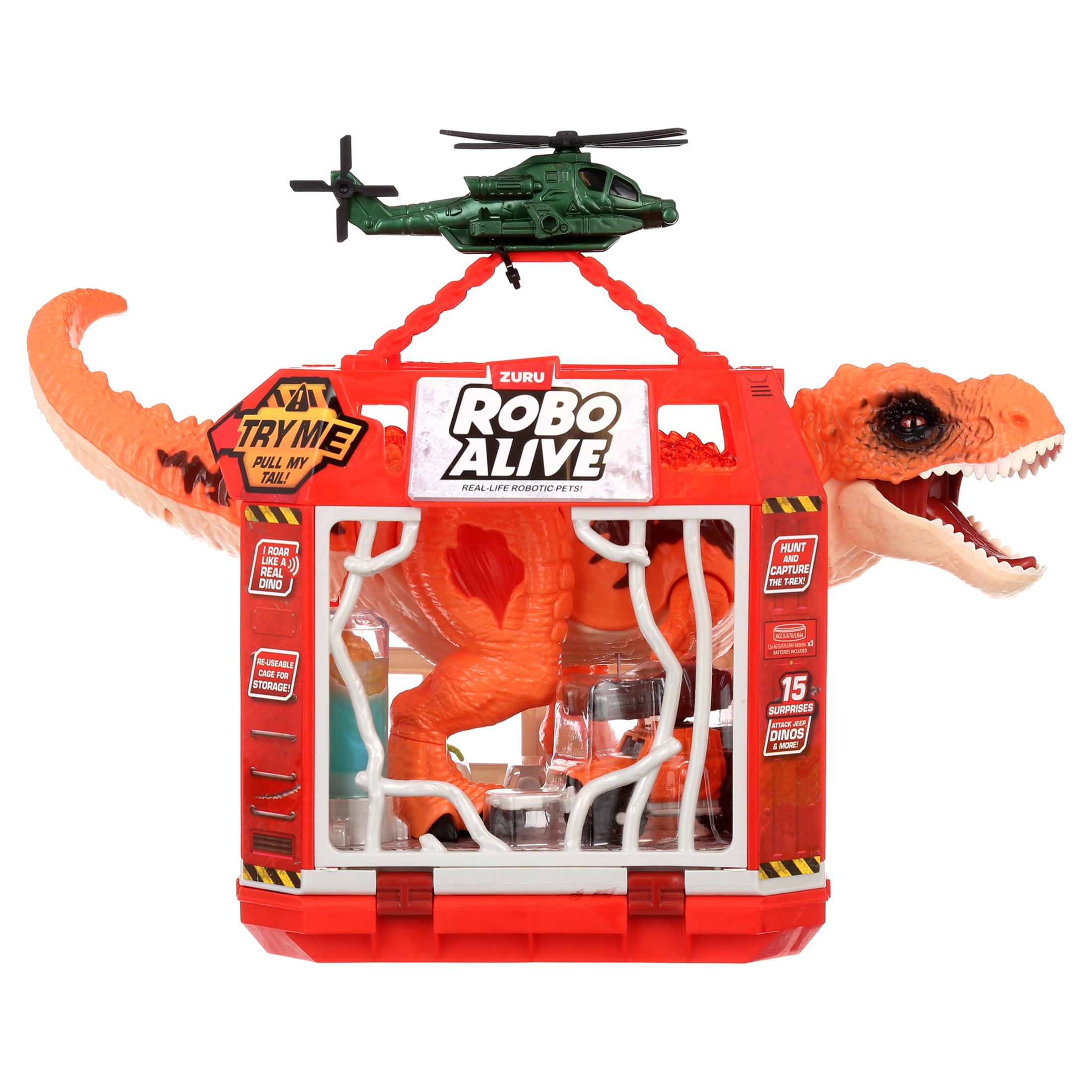 Robo Alive Dino Escape Series 1 by Zuru, BatteryPowered Robotic Light Up Child Toy  (图3) Robo Alive Dino Escape Series 1 by Zuru, BatteryPowered Robotic Light Up Child Toy  (图3)