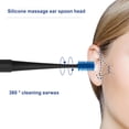 thumbnail image 2 of Ear Pick Smooth Spiral Head Lightweight Silicone Ear Cleaner Spoon Care Tool for Kids, 2 of 8