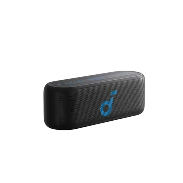 Soundcore Select 2S, altavoz Bluetooth portátil con sonido estéreo de 20 W, tecnología BassUp, tiempo de reproducción de 16 horas, emparejamiento estéreo inalámbrico y resistencia al agua IPX7 para an