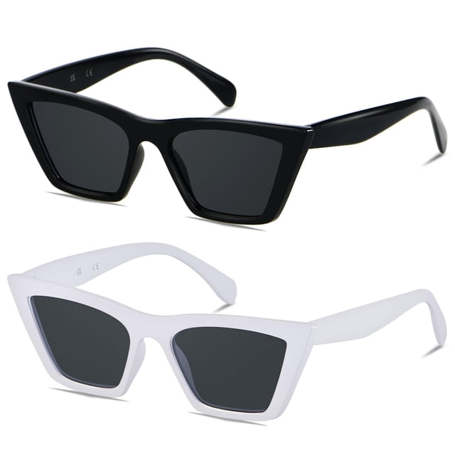 Gafas de Sol ANDWOOD Ojo de Gato para Mujer con Montura Cat Eye y Protección UV400
