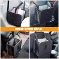 thumbnail image 4 of OULII 2Pcs Car Organizer Back Seat Black Oxford Cloth for Prevent Garbage Overflow, 4 of 7