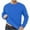 Blue New1, variant on Men's Sherpa Lined Sweatshirts Winter Thermal Sweatshirt Solid Color Crew Neck Long Sleeve Sweatshirts Basic Winter Fleece Thick Pullover Tops Gold L