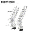 thumbnail image 5 of Balery Monkey Submarine Captain Printed Novelty Socks Men's Women's Crew Socks Sports Socks Knee High Socks Cotton Socks Quirky and Cool Socks, 5 of 9